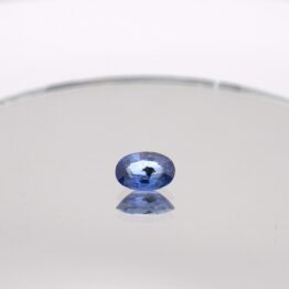 Natural Sri Lankan Blue Sapphire – 1.42 ct Unique Oval Shape with Distinctive Dot