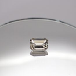 Natural Fancy Light Brown–Peach/Yellow Sri Lankan Sapphire – 3.75 Ct Octagon