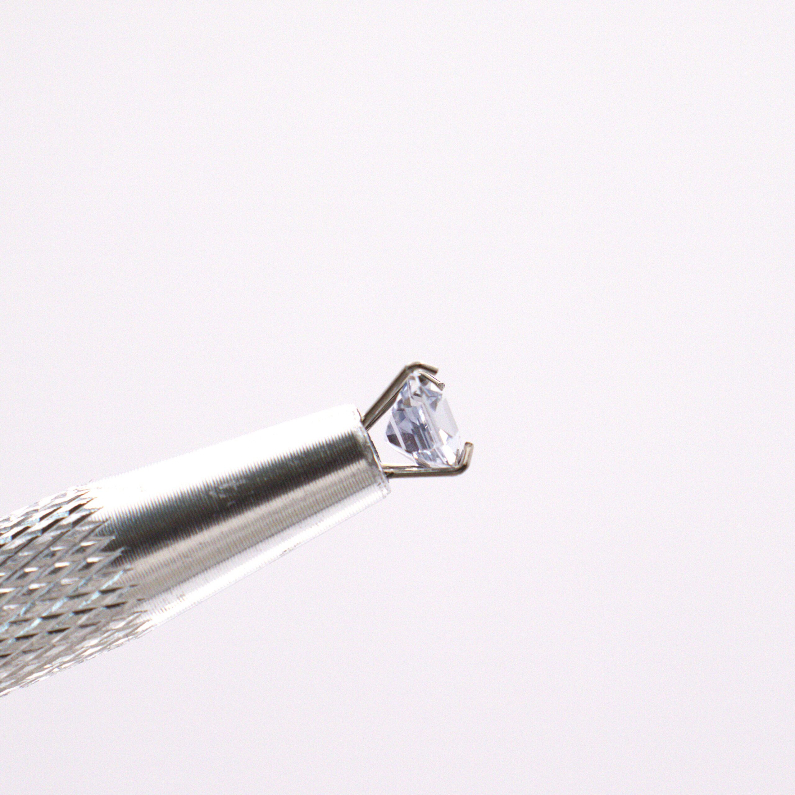 Natural White Sapphire - 1.20ct Emerald Cut - Image 5