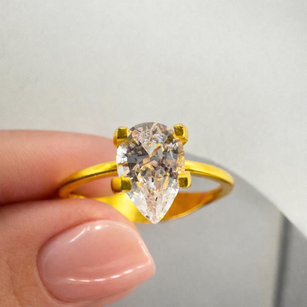 Natural Peach Sapphire - 1.10ct Pear - Image 6