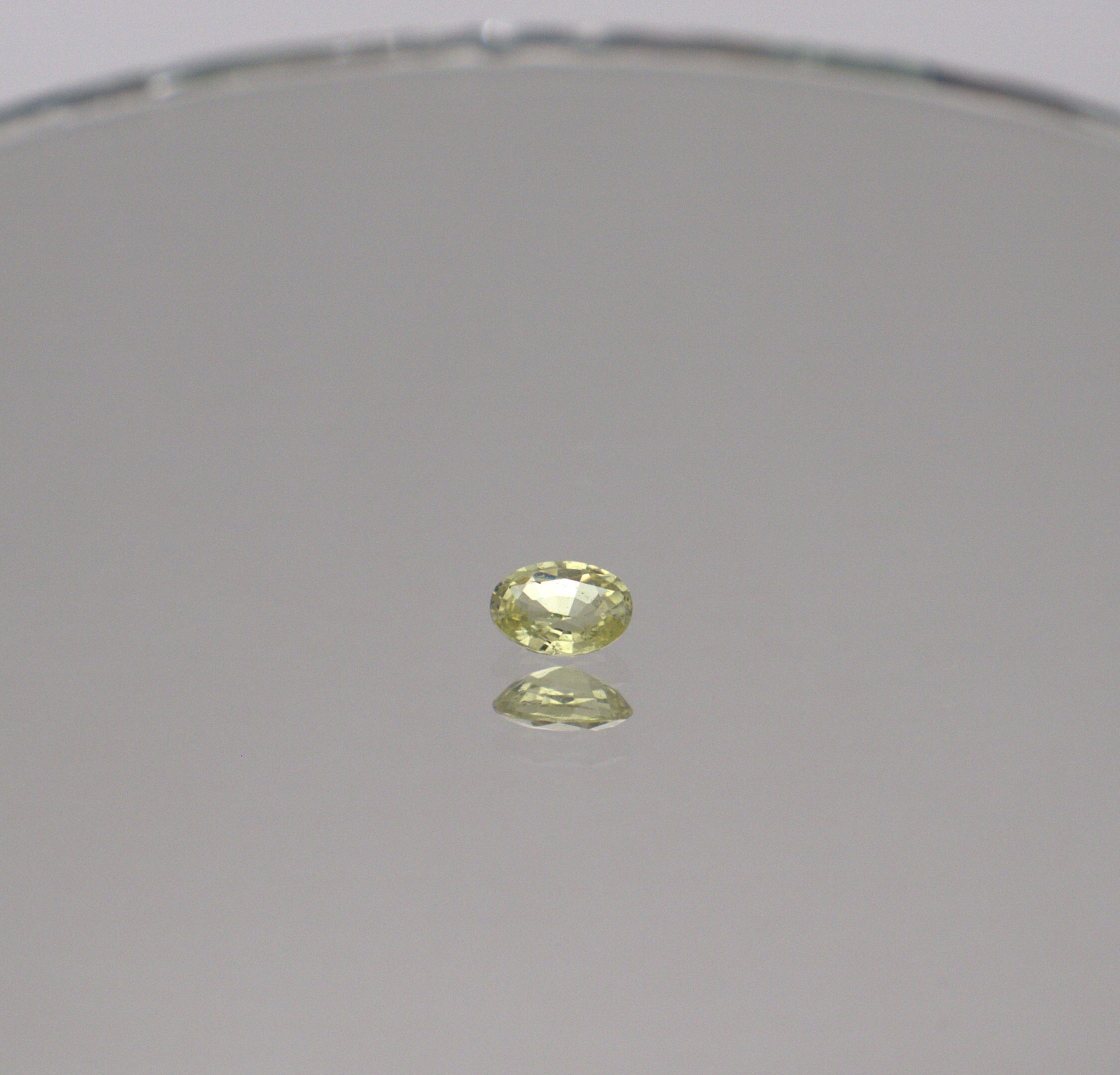 Natural Sri Lankan Yellow Sapphire – 0.30 ct Oval