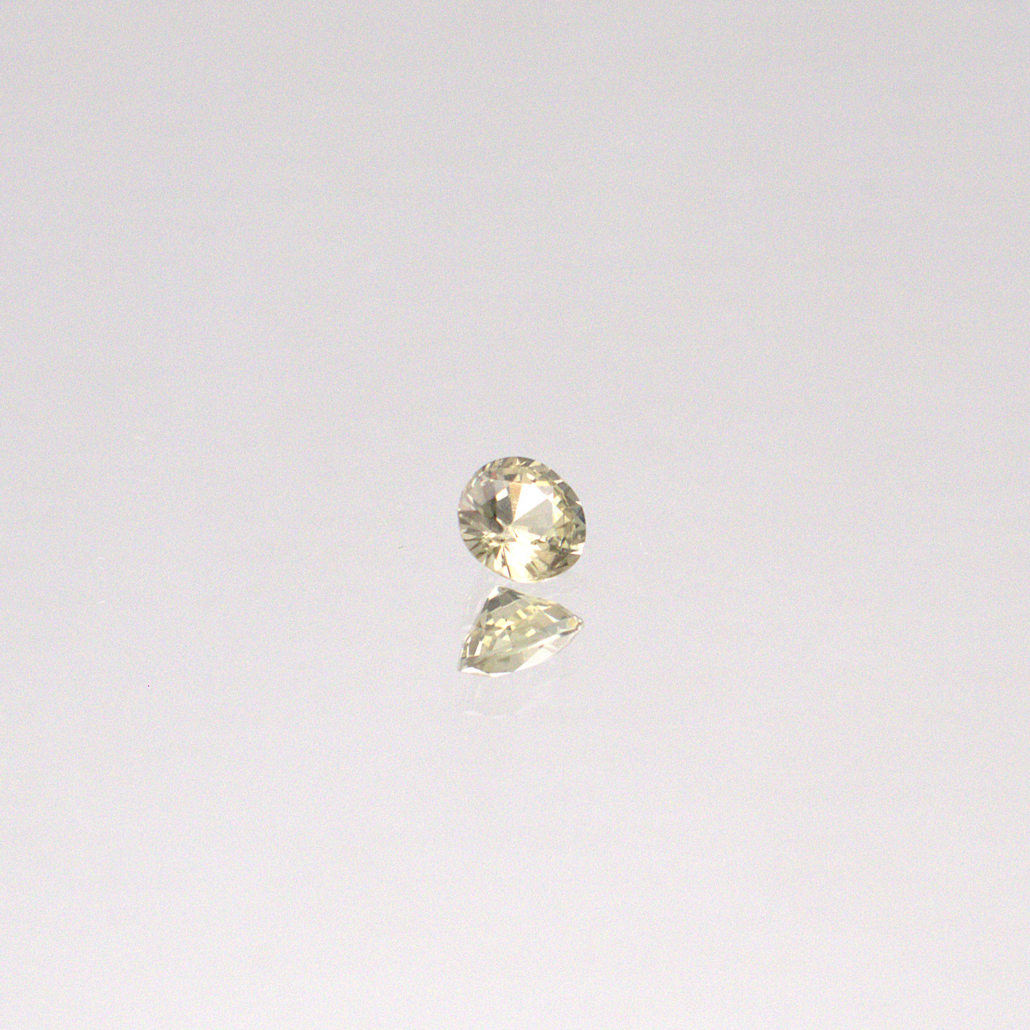 Natural Sri Lankan Yellow Sapphire – 0.30 ct Round - Image 2