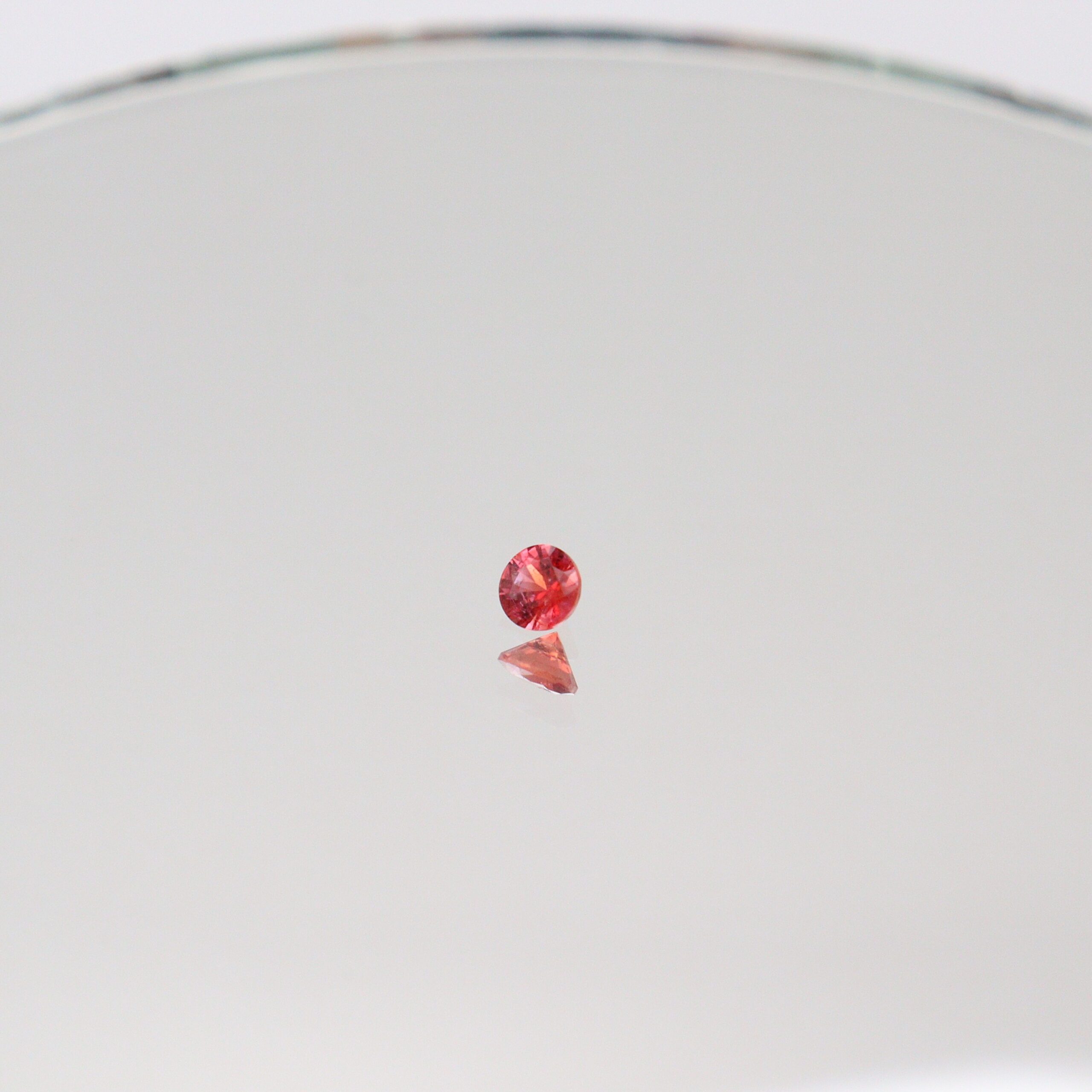 Natural Sri Lankan Padparadscha Sapphire – 0.20 ct Round - Image 3