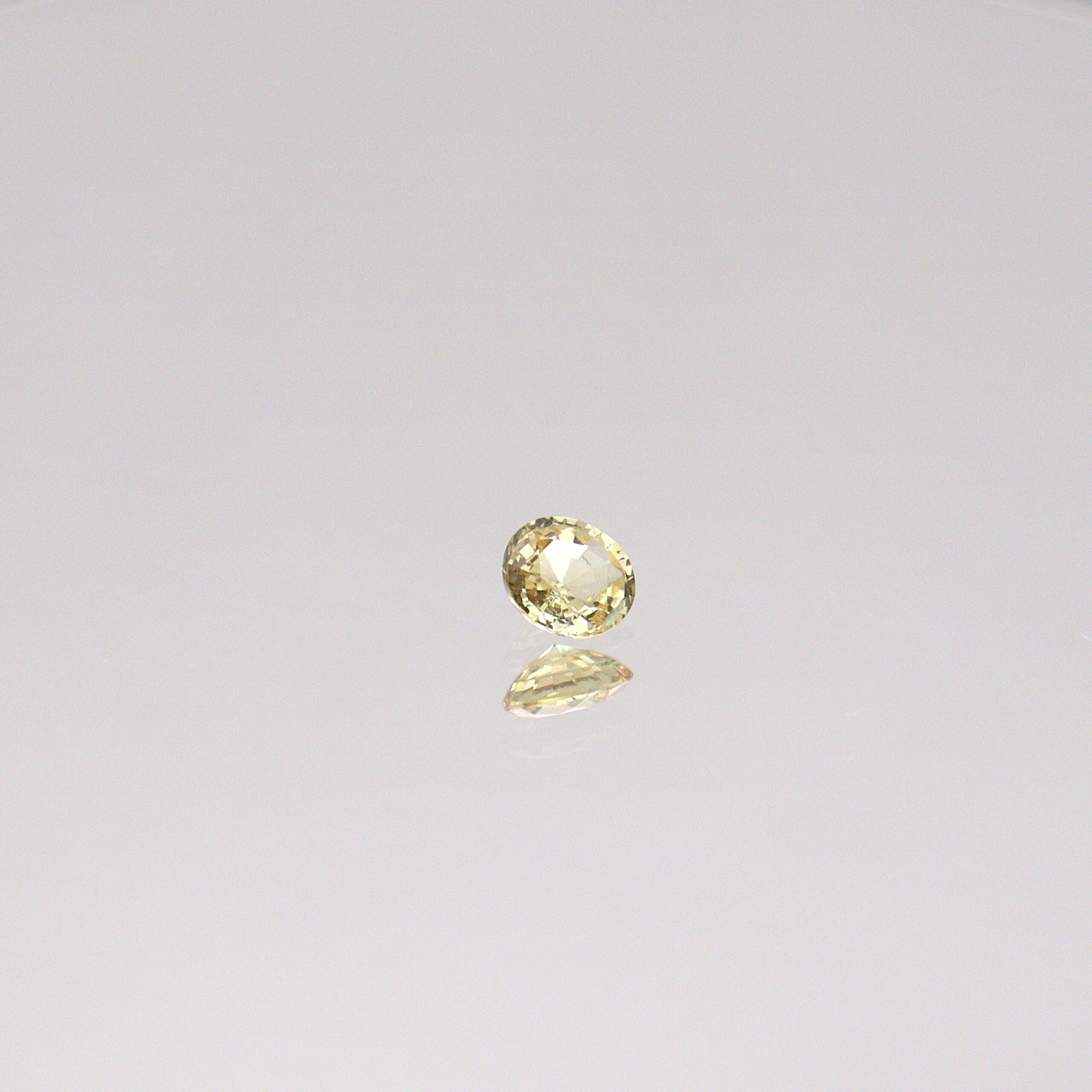 Natural Sri Lankan Yellow Sapphire – 0.45 ct Round - Image 4
